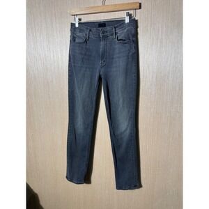 MOTHER The Mid Rise Dazzler Ankle Gray Wash Denim Jeans Women's Size 26